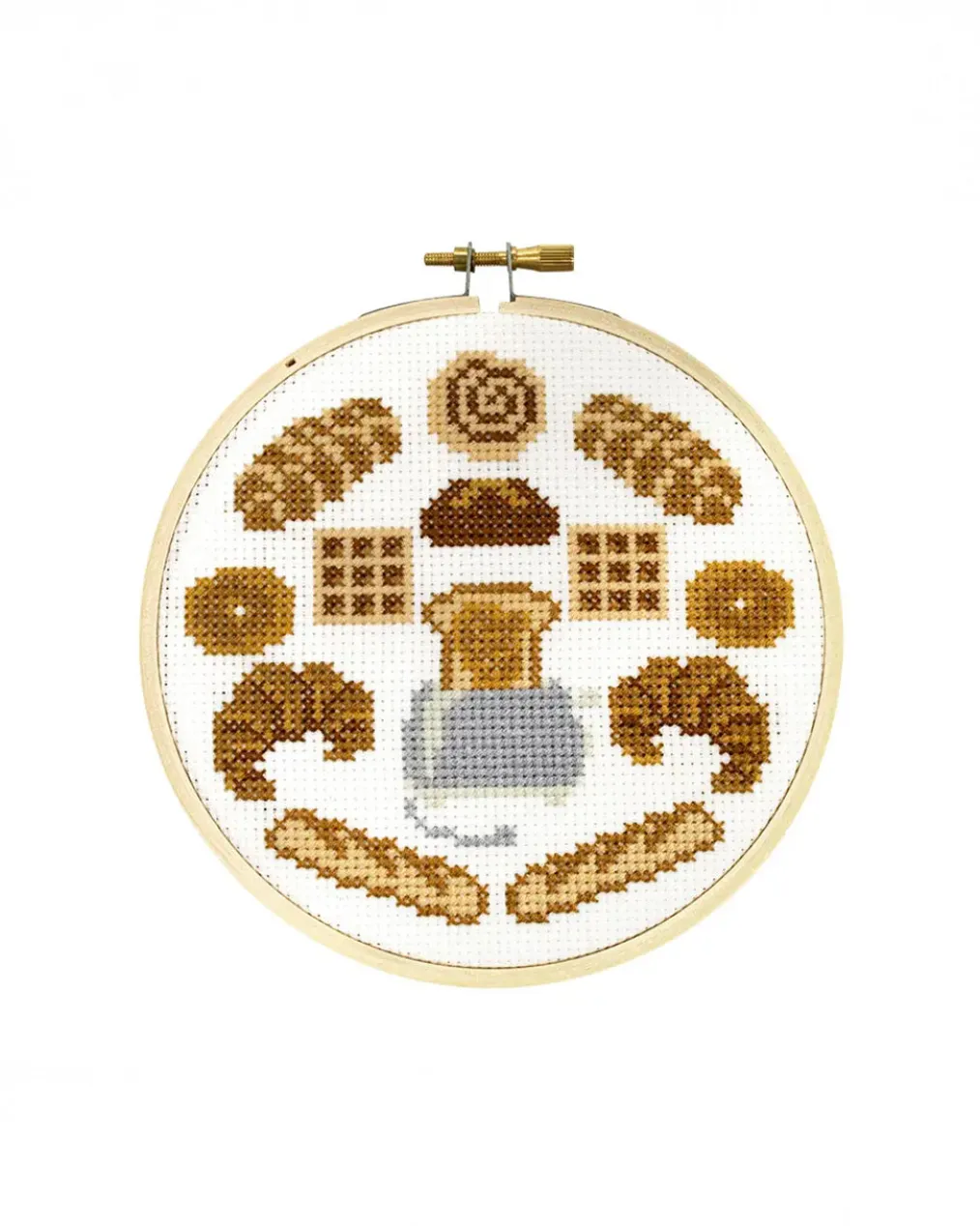 Bread Head Cross Stitch Kit