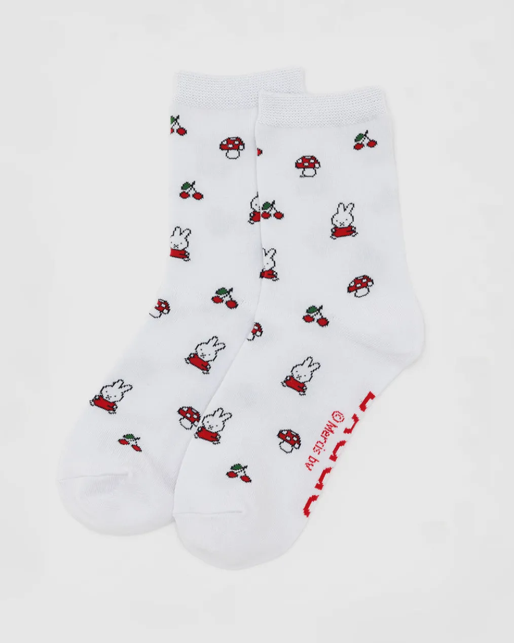 Crew Socks - Miffy White
