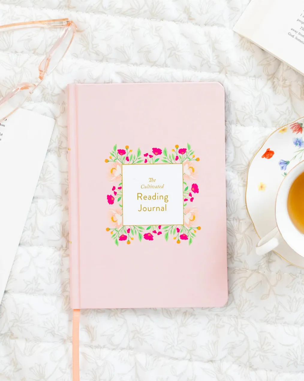 Cultivated Reading Journal - Blush Blooms
