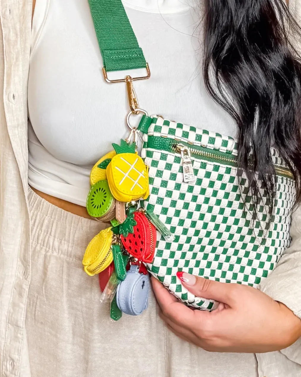 Cutie Fruit Bag Charm - Pineapple