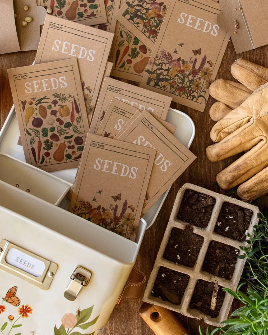 Flower Seed Storage Packets