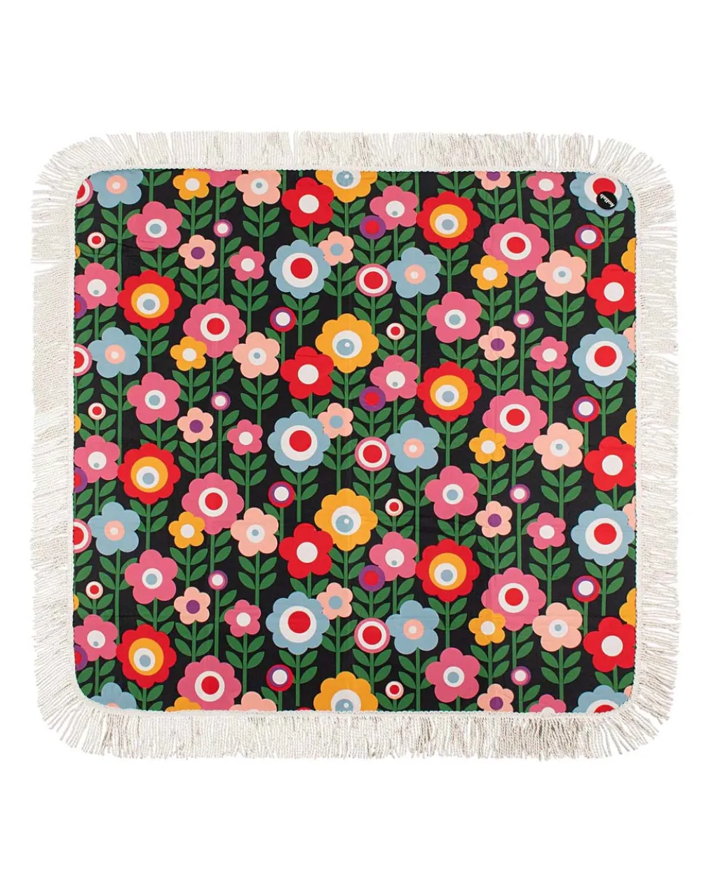 Fringed Medium Picnic Mat - Marguerite