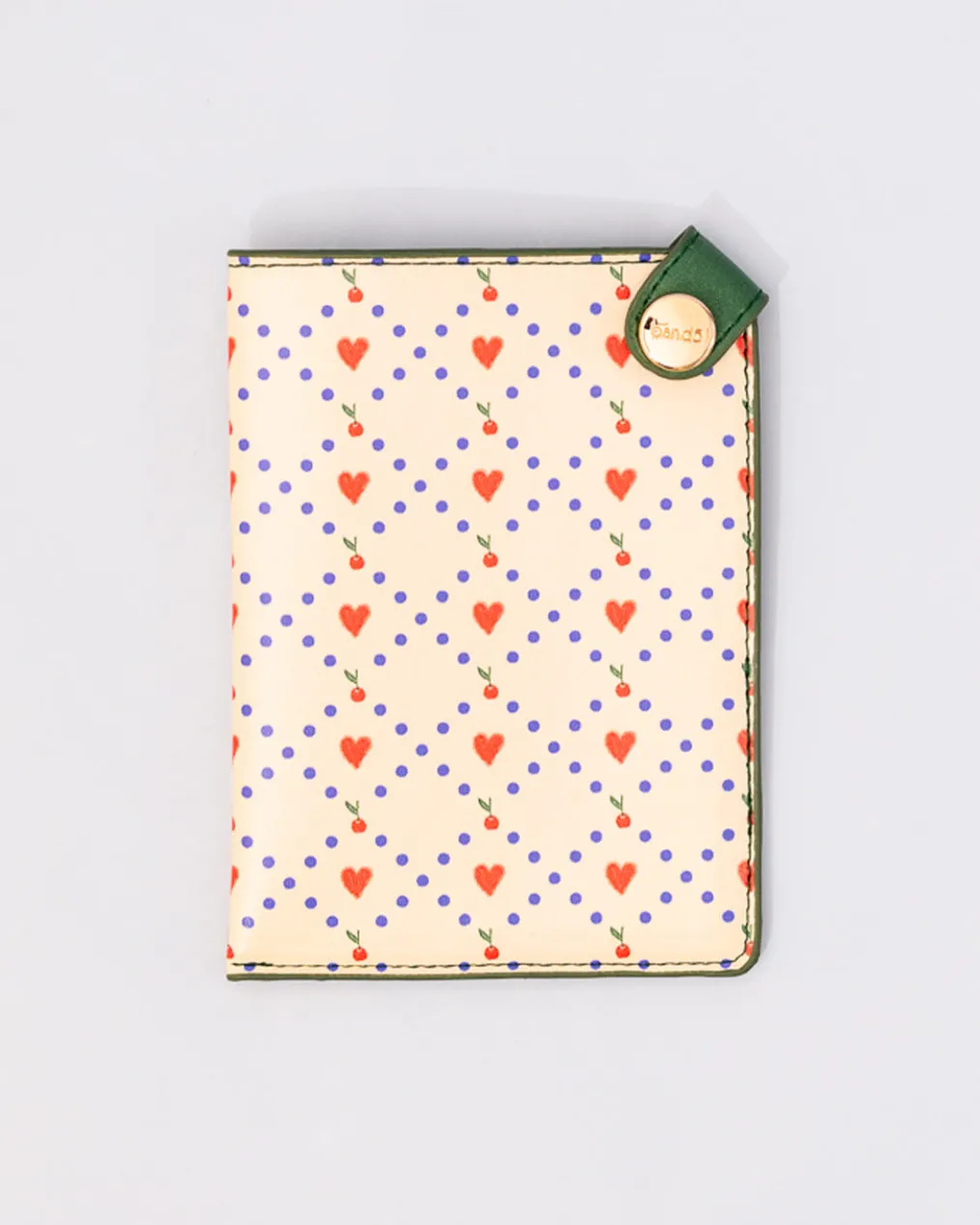 Getaway Passport Holder - Cherry Hearts