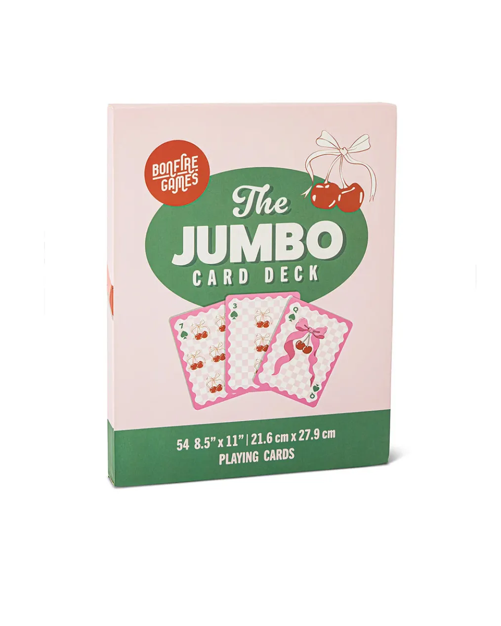 Jumbo Playing Card Deck - Cherry
