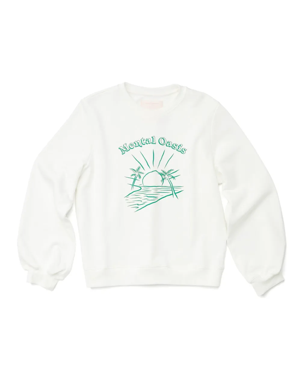 Mental Oasis Balloon Sleeve Sweatshirt