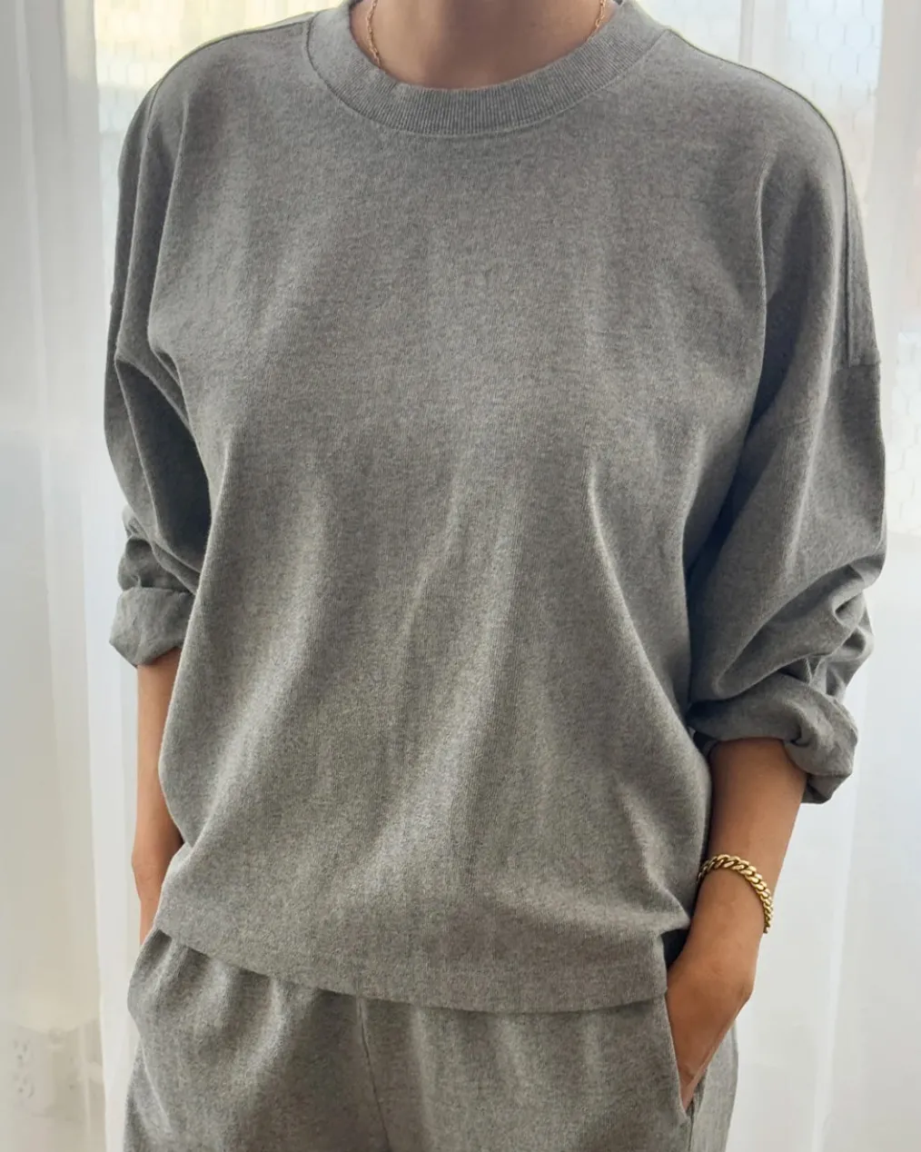 Naturelle Tee - Heather Grey