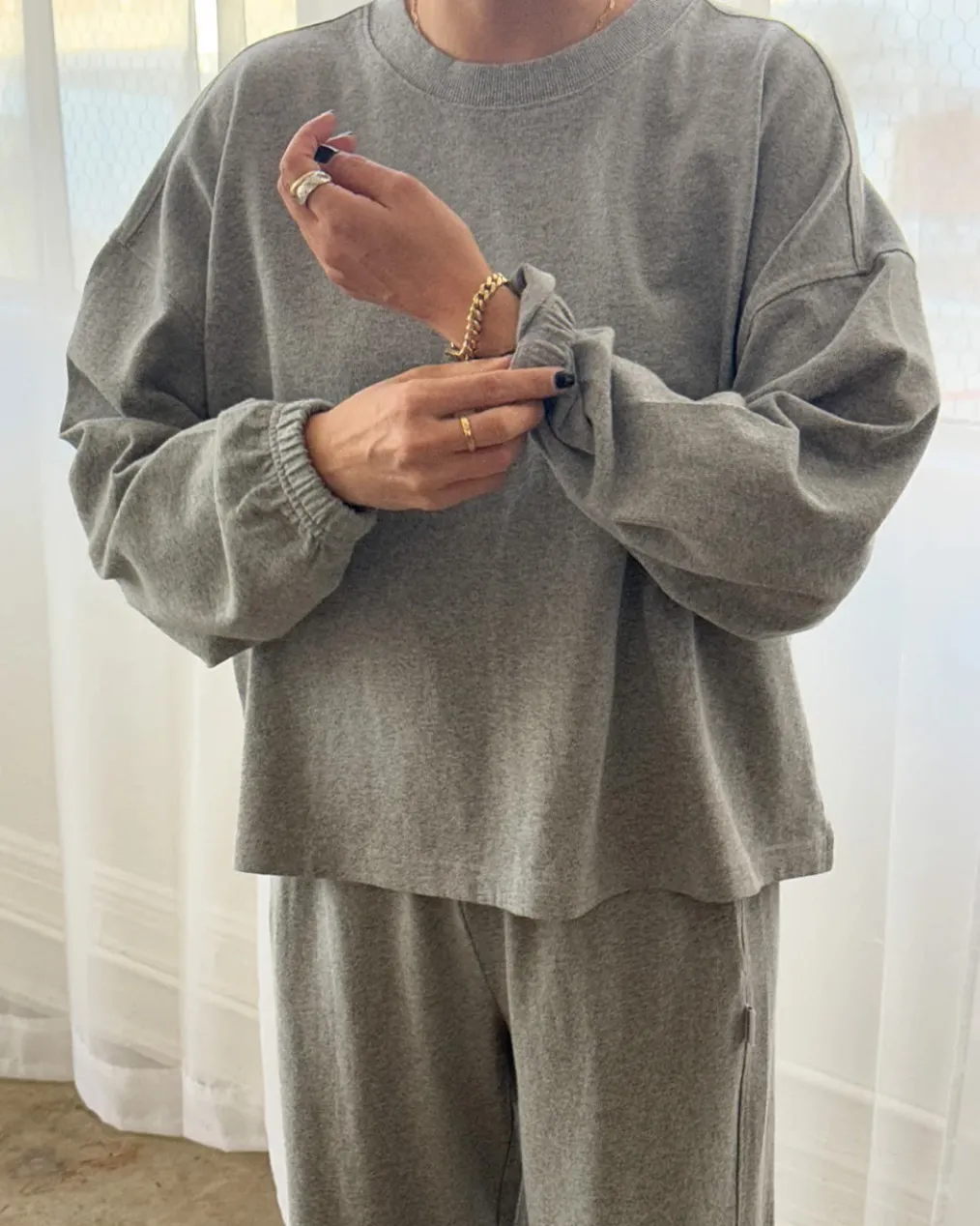 Naturelle Tee - Heather Grey