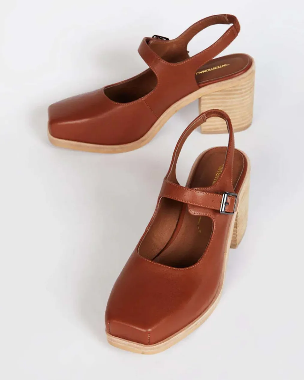 Office Clog - Cognac
