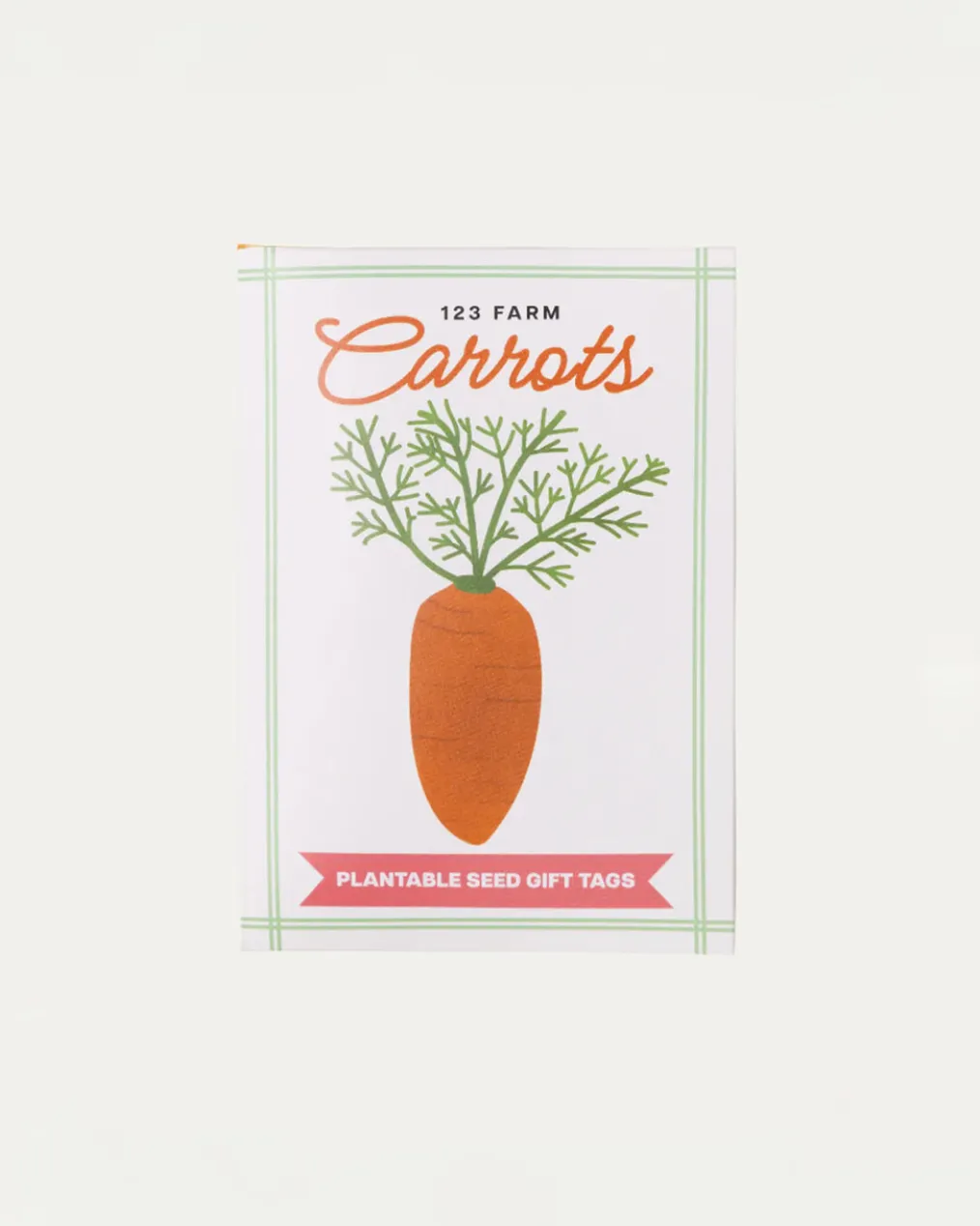 Plantable Seed Gift Tags - Carrots