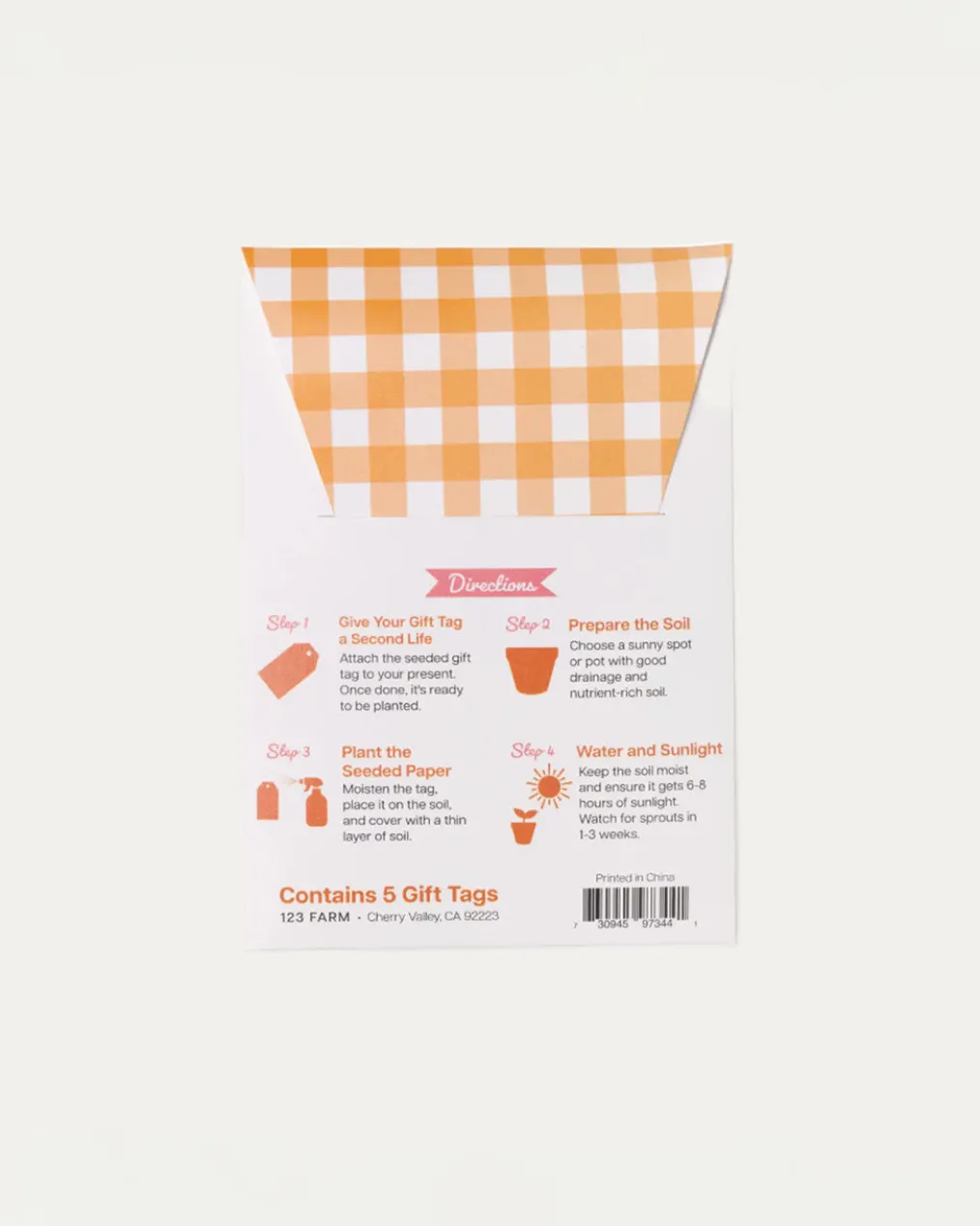 Plantable Seed Gift Tags - Carrots