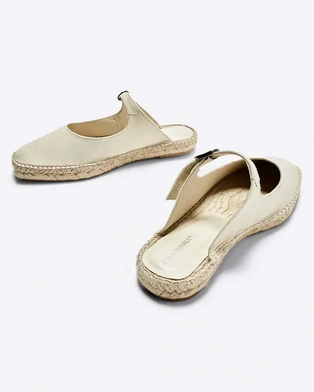 Reports Slip On Espadrille - Cream