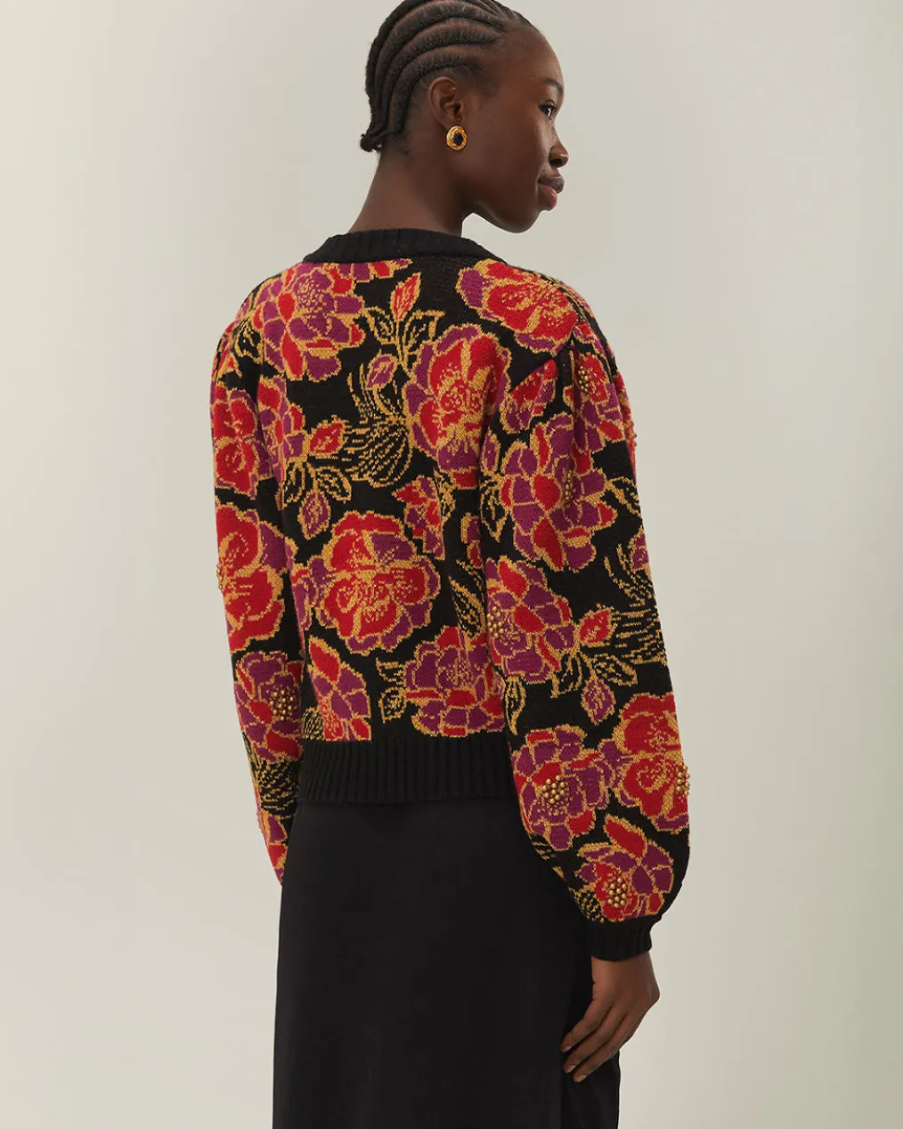 Shiny Chita Knit Cardigan