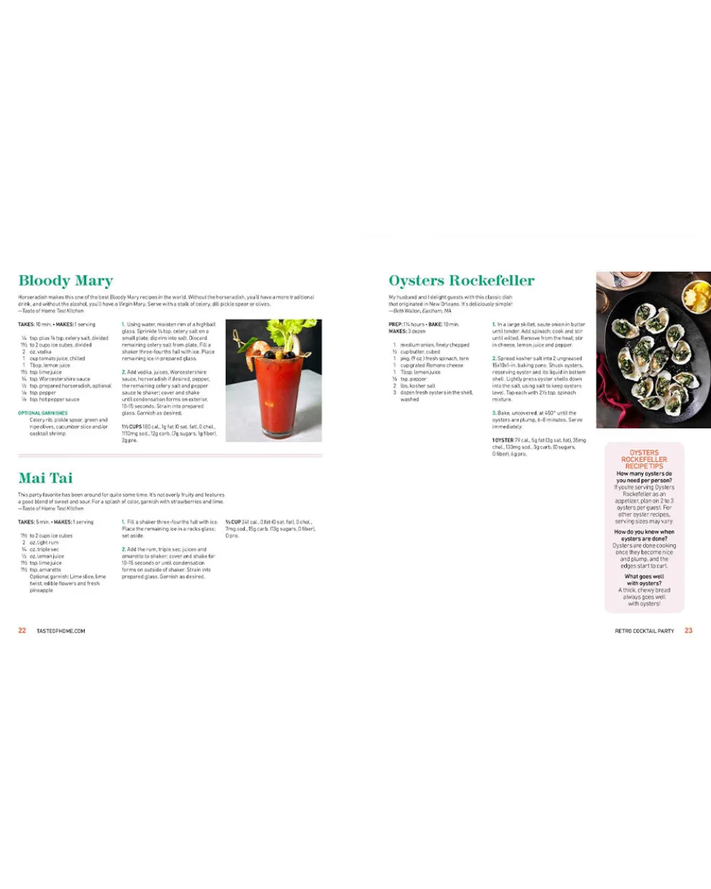 Taste of Home Vintage Recipes Made Easy Cookbook