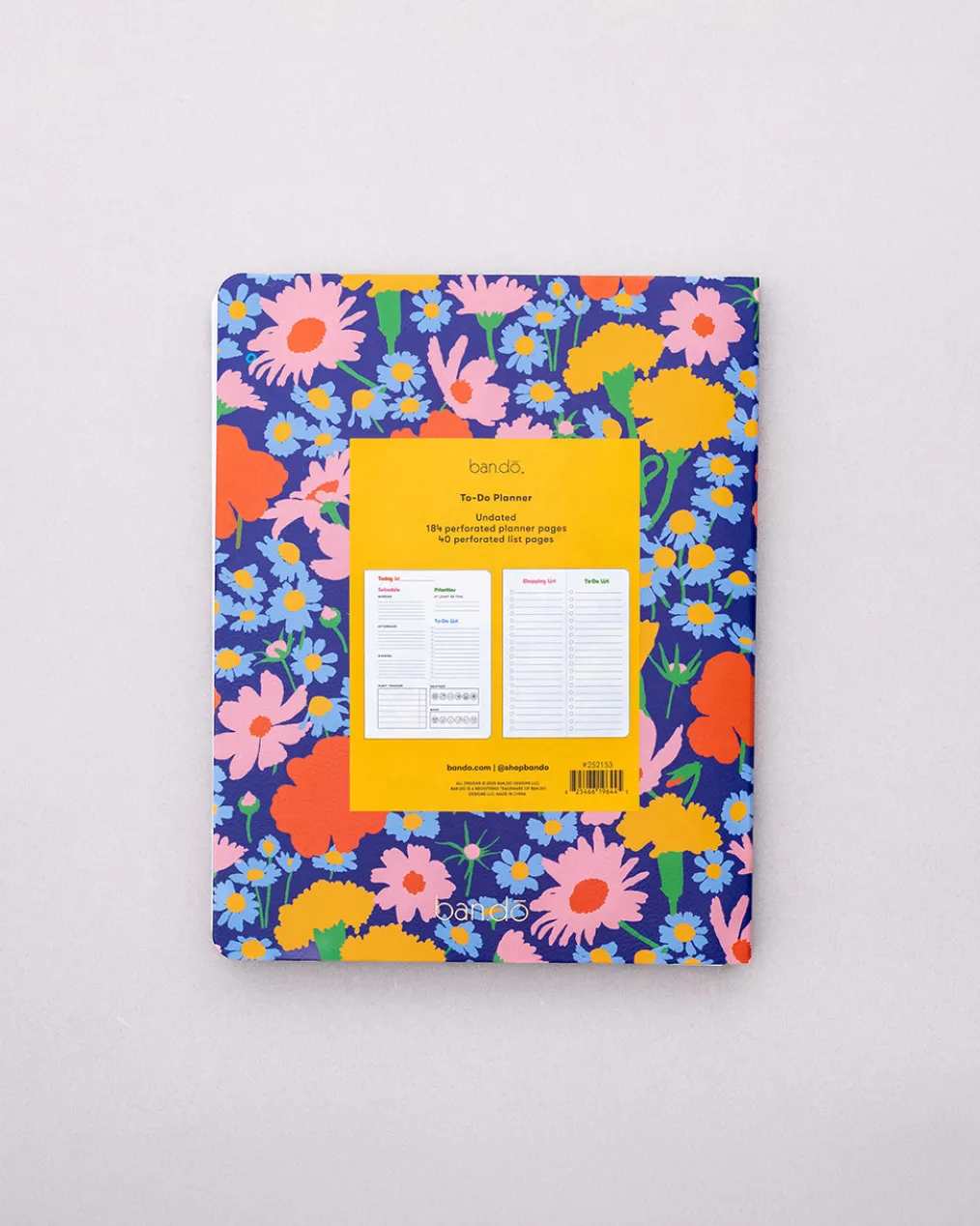 To Do Planner - Blue Floral