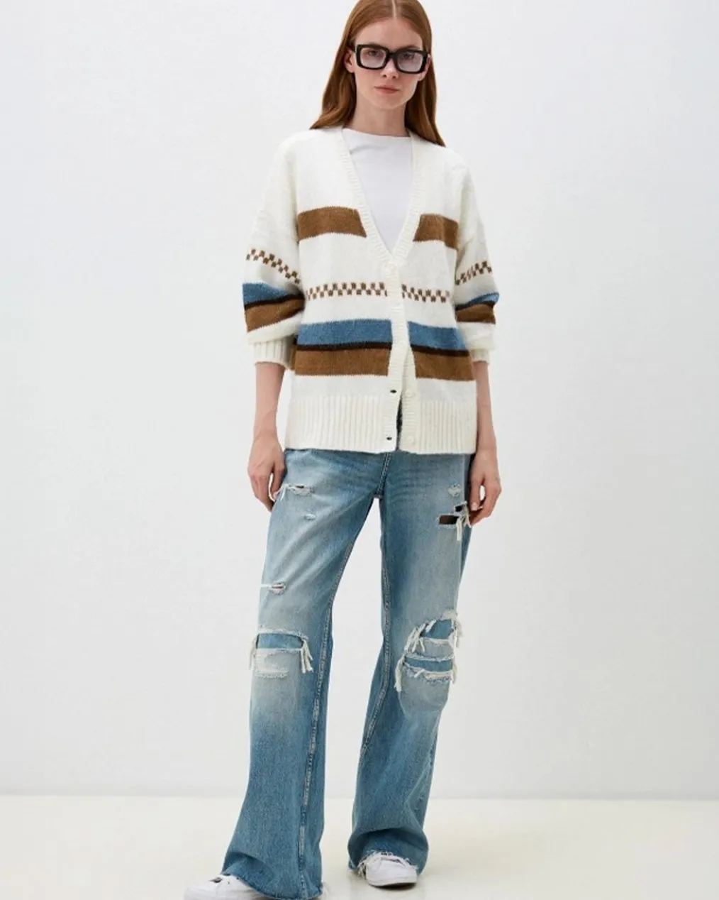 Valerie Stripe Cardigan